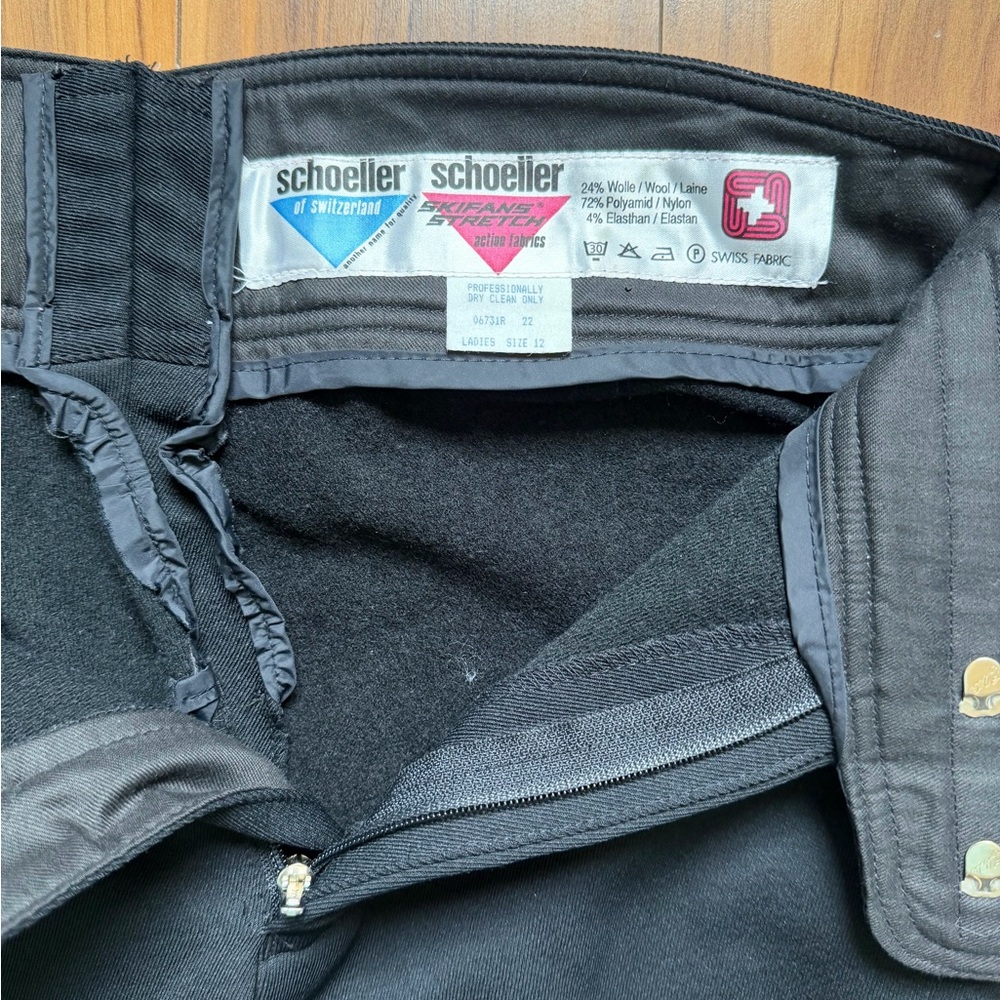 Vintage Schoeller Black soft shell women’s ski Pants - Picture 4 of 9